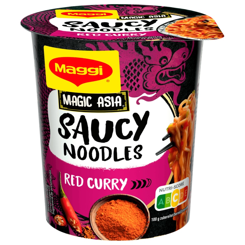 Maggi Saucy Noodles Red Curry 75g